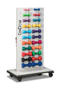 CanDo Mobile Weight Rack without Accessories — for Strength Training and Rehabilitation