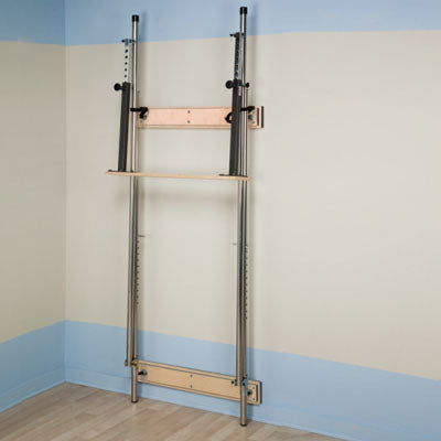 CanDo Wall Mounted Folding Parallel Bars, 7' — for CanDo Treatment Furniture in Clinical and Institutional Care