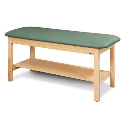 Clinton Classic Treatment Table, 1-Section, 1 Shelf, 72" x 27" x 31" — for Treatment and Examination Rooms