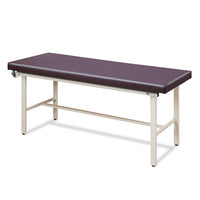 Clinton Alpha-S Treatment Table, 1-Section, H-brace, 72" x 27" x 31" — for Treatment and Examination Rooms