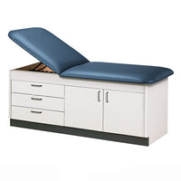 Clinton Cabinet Style Treatment Table. 3 Drawers, 2 Doors, 30"W — for Treatment and Examination Rooms