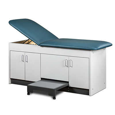 Clinton Step-Up Table, 2-Section, 4 Doors, 30"W — for Treatment and Examination Rooms