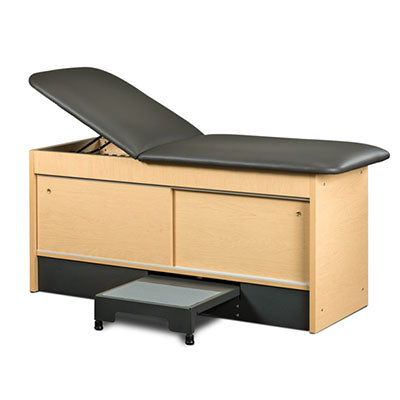 Clinton Step-Up Table, 2-Section, 2 Sliding Doors, 72" x 30" — for Treatment and Examination Rooms