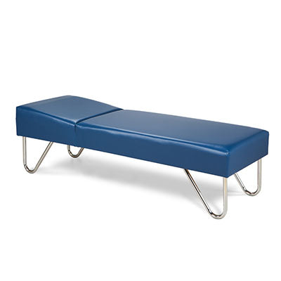 Clinton Recovery Couch, Chrome leg, 72" x 24" x 18" — for Recovery Couch in Clinical and Institutional Care