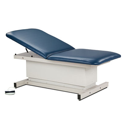Clinton Bariatric Treatment Table, 2-Section, Motorized Hi-Lo, Adjustable Backrest, 40"W, 220V — for Treatment and Examination Rooms