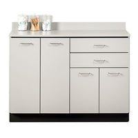 Clinton Base Cabinet, 4 Doors, 2 Drawers, 48"L — for Treatment Cabinet in Clinical and Institutional Care