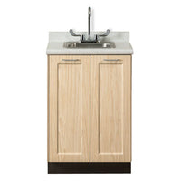 Clinton Fashion Finish Base Cabinet, 2 Doors, 24" — for Treatment Cabinet in Clinical and Institutional Care
