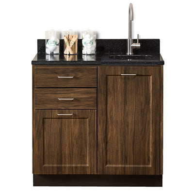Clinton Fashion Finish Base Cabinet, 2 Doors, 2 Drawers, 36" — for Treatment Cabinet in Clinical and Institutional Care