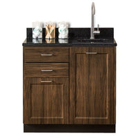 Clinton Fashion Finish Base Cabinet, 2 Doors, 2 Drawers, 36" — for Treatment Cabinet in Clinical and Institutional Care