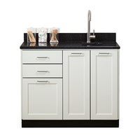 Clinton Fashion Finish Base Cabinet, 3 Doors, 2 Drawers, 42" — for Treatment Cabinet in Clinical and Institutional Care