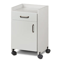 Clinton Mobile Bedside Cabinet, 17.25" x 15.75" x 29.25" — for Treatment Cabinet in Clinical and Institutional Care