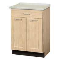 Clinton Fashion Finish Treatment Cabinet, Molded Top, 2 Doors, 1 Drawer — for Treatment Cabinet in Clinical and Institutional Care