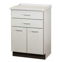 Clinton Treatment Cabinet, Molded Top, 2 Doors, 2 Drawers — for Treatment Cabinet in Clinical and Institutional Care