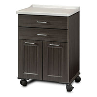 Clinton Fashion Finish Mobile Treatment Cabinet, Molded Top, 2 Doors, 2 Drawers — for Treatment Cabinet in Clinical and Institutional Care