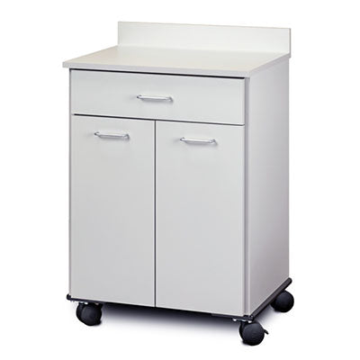 Clinton Mobile Treatment Cabinet, 2 Doors, 1 Drawer — for Treatment Cabinet in Clinical and Institutional Care