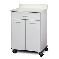 Clinton Mobile Treatment Cabinet, 2 Doors, 1 Drawer — for Treatment Cabinet in Clinical and Institutional Care