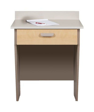 Clinton Wall Mounted Desk, 2-Leg — for Treatment and Examination Rooms