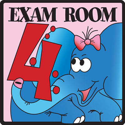 Clinton Exam Room 4 Sign — for Accessories in Clinical and Institutional Care