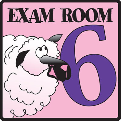 Clinton Exam Room 6 Sign — for Accessories in Clinical and Institutional Care