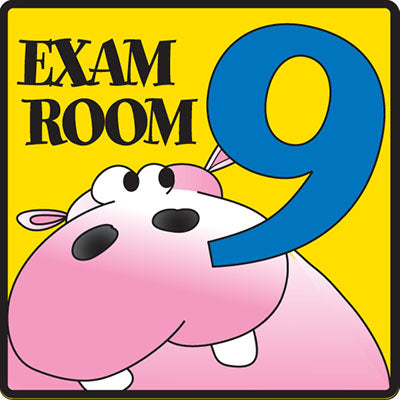 Clinton Exam Room 9 Sign — for Accessories in Clinical and Institutional Care