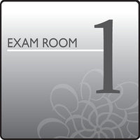 Clinton Standard Exam Room Sign 1 — for Accessories in Clinical and Institutional Care