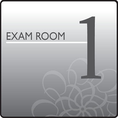 Clinton Standard Exam Room Sign 1 — for Accessories in Clinical and Institutional Care