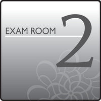 Clinton Standard Exam Room Sign 2 — for Accessories in Clinical and Institutional Care