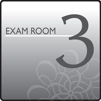 Clinton Standard Exam Room Sign 3 — for Accessories in Clinical and Institutional Care