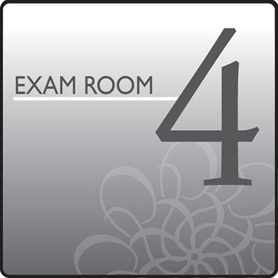 Clinton Standard Exam Room Sign 4 — for Accessories in Clinical and Institutional Care