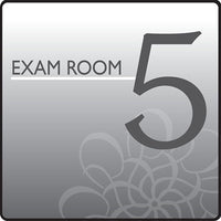 Clinton Standard Exam Room Sign 5 — for Accessories in Clinical and Institutional Care