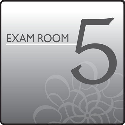 Clinton Standard Exam Room Sign 5 — for Accessories in Clinical and Institutional Care