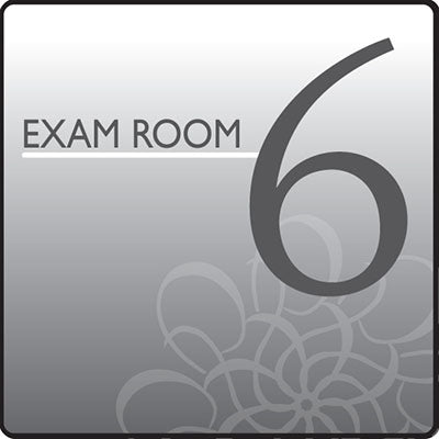 Clinton Standard Exam Room Sign 6 — for Accessories in Clinical and Institutional Care