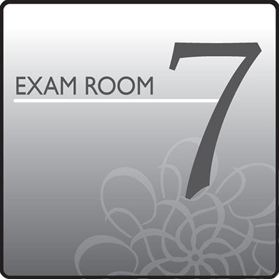 Clinton Standard Exam Room Sign 7 — for Accessories in Clinical and Institutional Care