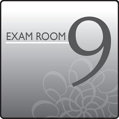 Clinton Standard Exam Room Sign 9 — for Accessories in Clinical and Institutional Care