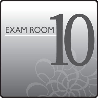 Clinton Standard Exam Room Sign 10 — for Accessories in Clinical and Institutional Care