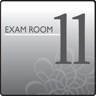 Clinton Standard Exam Room Sign 11 — for Accessories in Clinical and Institutional Care