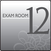 Clinton Standard Exam Room Sign 12 — for Accessories in Clinical and Institutional Care