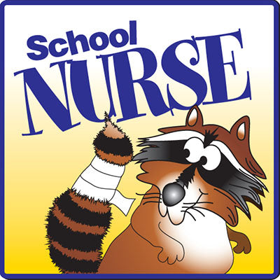 Clinton School Nurse Exam Room Sign — for Accessories in Clinical and Institutional Care