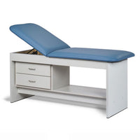 Clinton Panel Leg Series, Treatment Table with Shelf and Drawers, 72" x 27" x 31" — for Treatment and Examination Rooms