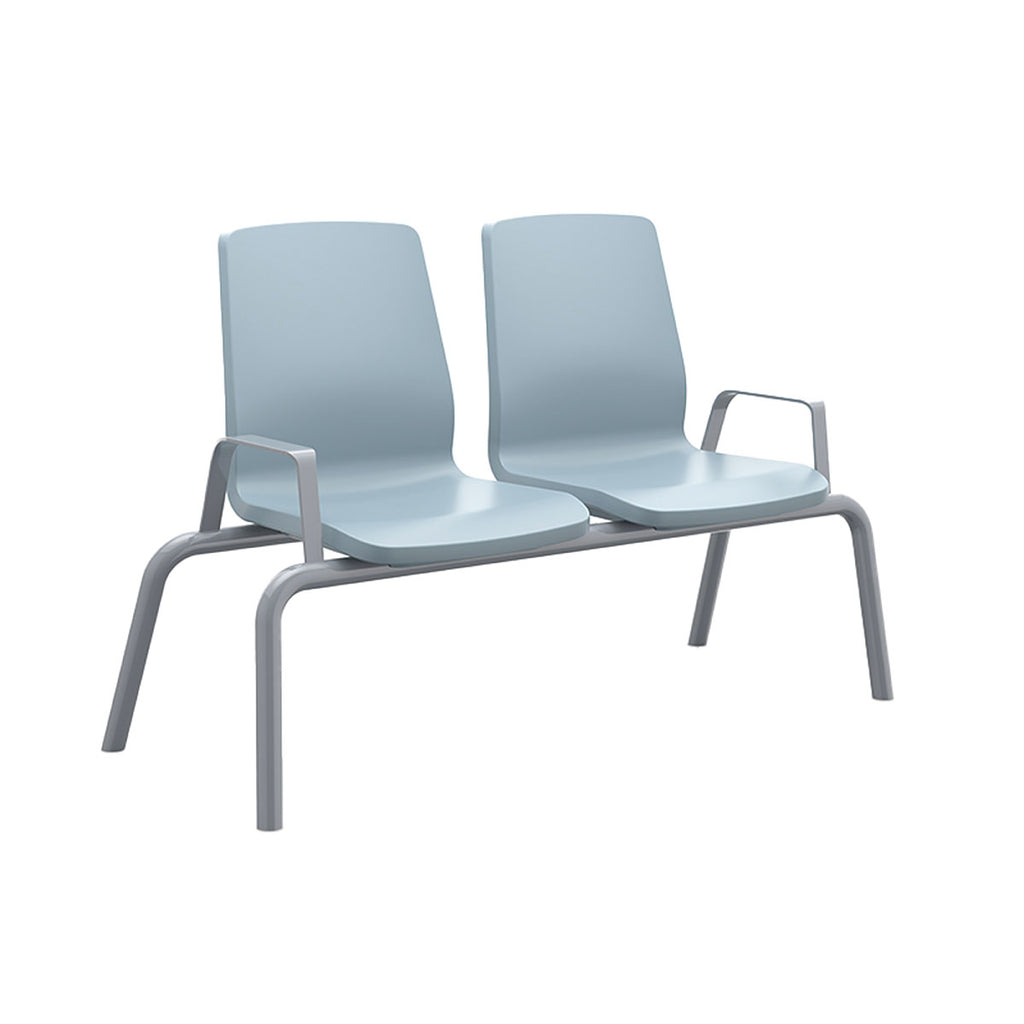 Cortech Waitroom Structured Seating, Blue Grey