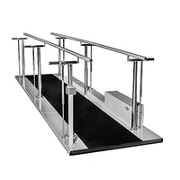 Tri W-G Bariatric Parallel Bars, Motorized Height and Width Adjustable, 12' — for Treatment and Examination Rooms