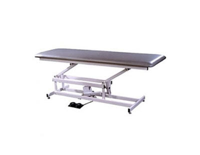 Tri W-G Treatment Table, Motorized Hi-Lo 1 section, 27" x 76", 400 lb capacity, with casters — for Treatment and Examination Rooms