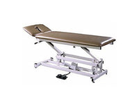 Tri W-G Treatment Table, Motorized Hi-Lo 2 section, 27" x 76", 400 lb capacity, with casters — for Treatment and Examination Rooms