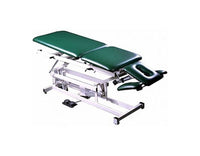 Tri W-G Treatment Table, Motorized Hi-Lo 5 section, elevated ctr, 27" x 76", with casters — for Treatment and Examination Rooms