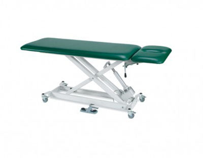 Tri W-G Treatment Table, Motorized Hi-Lo SX 2 section, 27" x 76", with casters — for Treatment and Examination Rooms