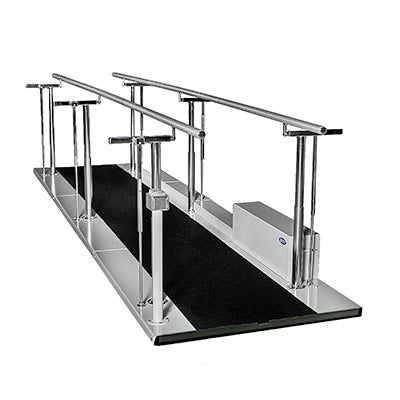 Tri W-G Parallel Bars, Motorized, Height and Width Adjustable, 16' — for Treatment and Examination Rooms