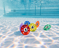 Sprint Aquatics 150 Dive Disks Set of 6 for Underwater Swim Training