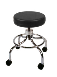 CanDo Mechanical mobile stool, no back, 18" - 24" H, specify upholstery color — for Clinical and Treatment Rooms