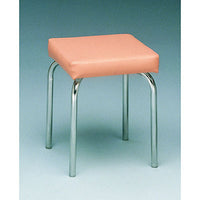CanDo Stationary stool, no back, square top, 18" H, specify upholstery color — for Clinical and Treatment Rooms
