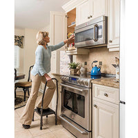 CanDo Foot stool, with hand rail — for Clinical and Treatment Rooms